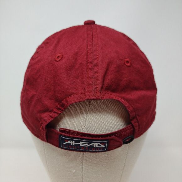 Mile High Marina McCall Idaho Strapback Hat Red OS Classic Cut Ahead Lightweight - Picture 5 of 9